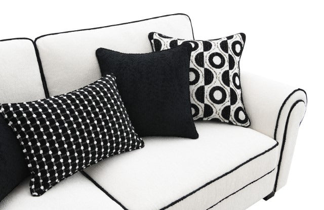 Viviani Sofa, White - view 3