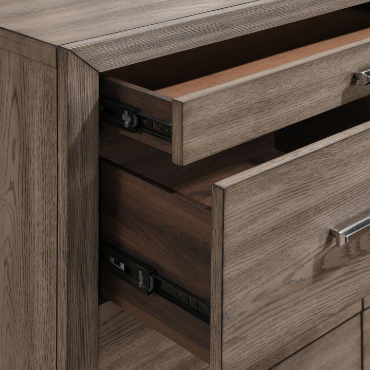 Harrisburg 9 Drawer Dresser-Walnut