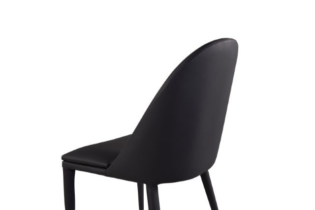 Lenvik Side Chair, Black/White - view 3