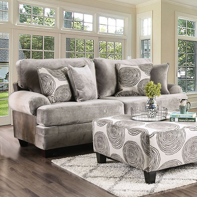 Bonaventura Sofa, Gray/Pattern
