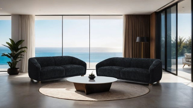 Kolvere Loveseat, Black - view 2
