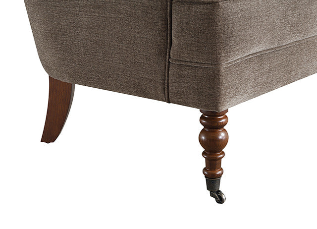 Raelyn Accent Chair, Walnut Brown - view 7