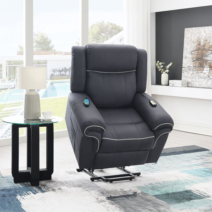 Domana Power Recliner with Lift &amp; Heating &amp; Massage
