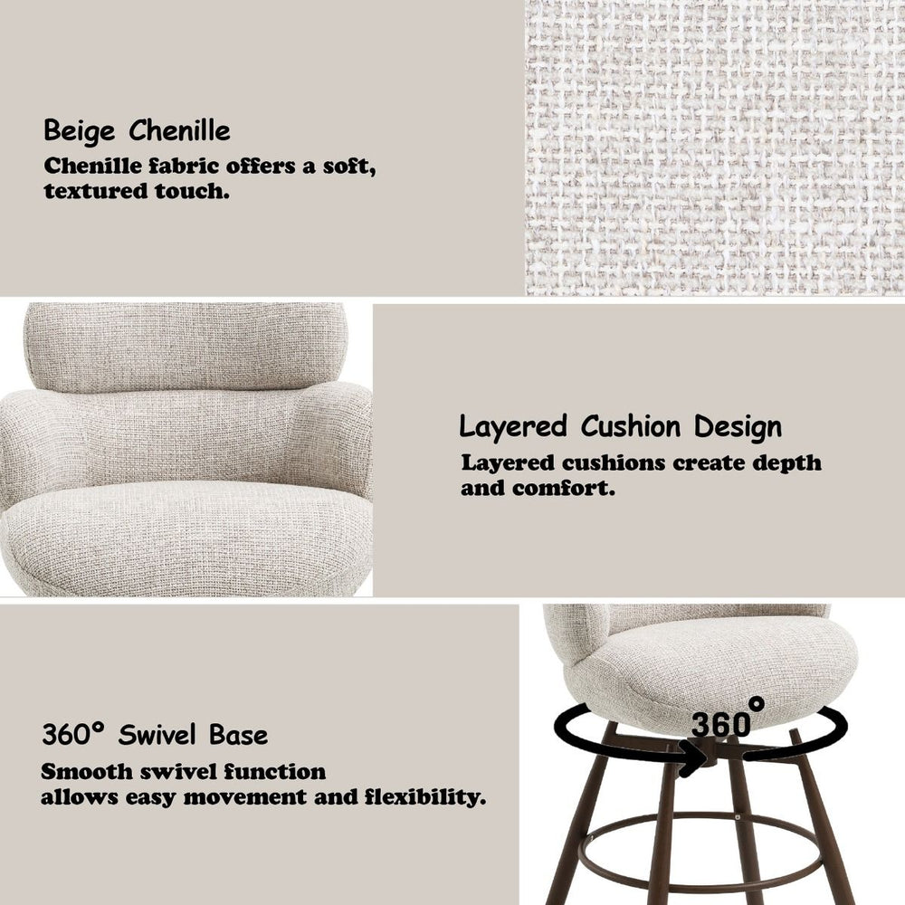 Jena Counter Height Chair with Swivel
