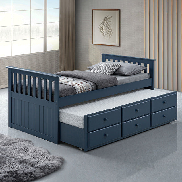 Clemens Captain Bed, Midnight Blue - view 4