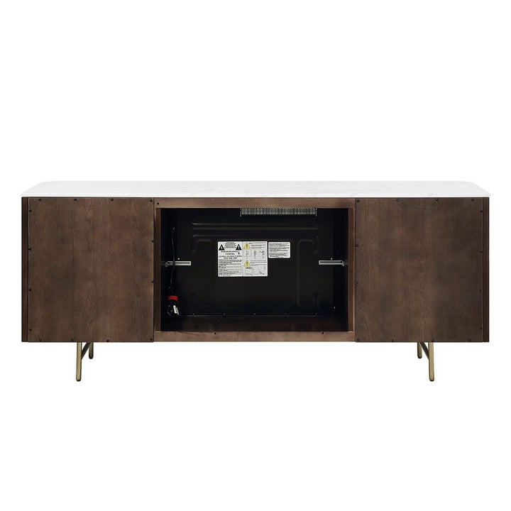 Clayten Server w/Marble Top &amp; Fireplace – view 6