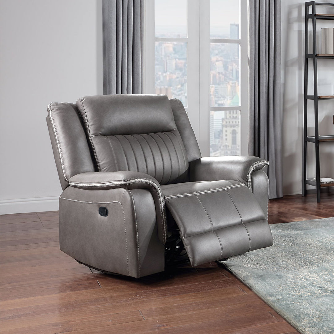 Enzo  Glider Recliner- Gray