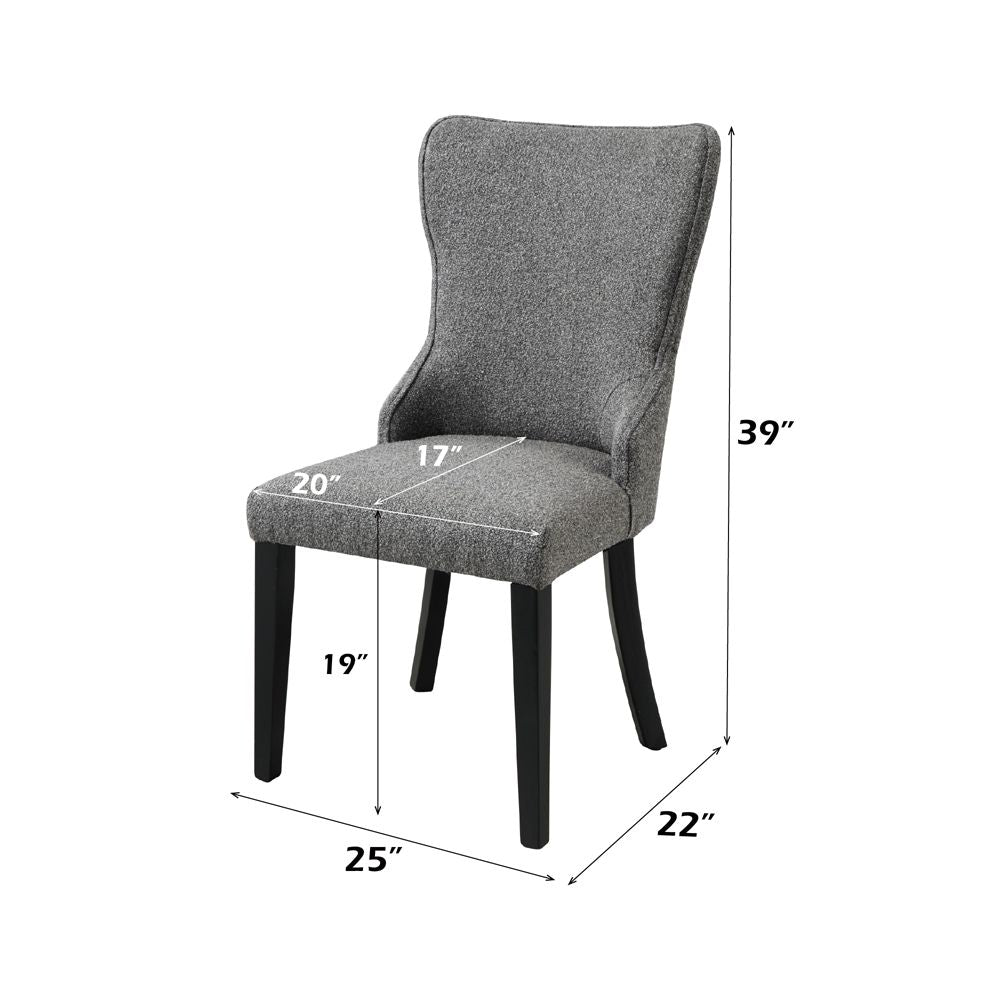 Marioly Side Chair (Set-2) – dimensions diagram