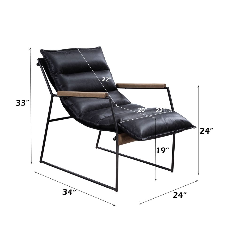 Luberzo Accent Chair – dimensions diagram