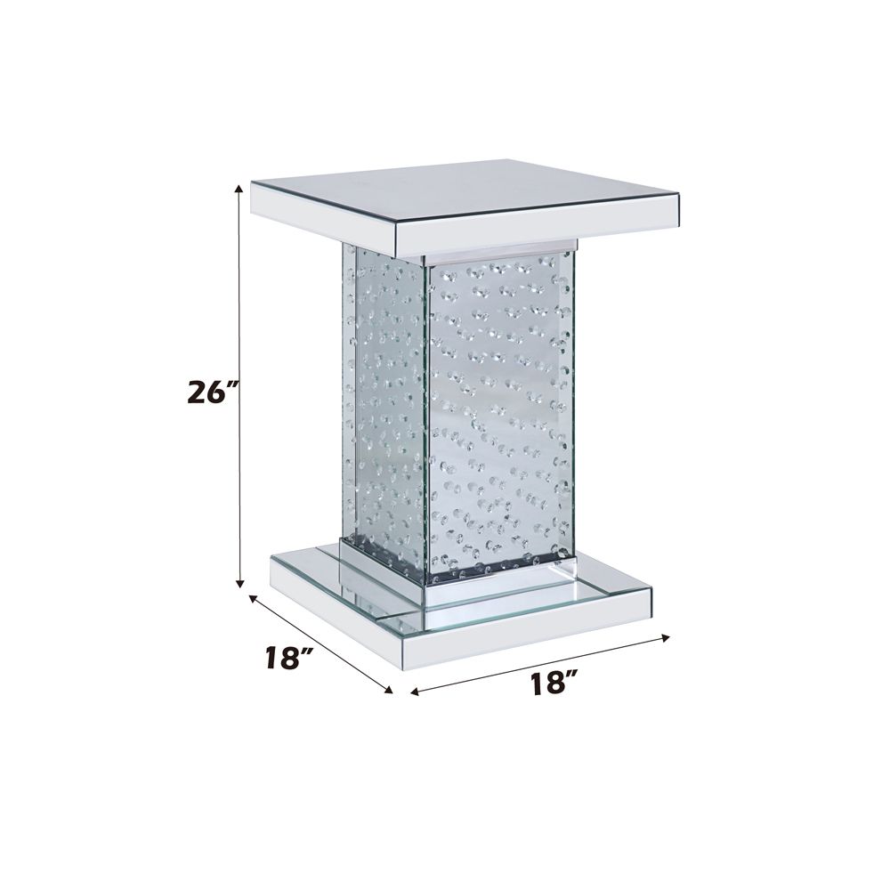 Nysa End Table – dimensions diagram
