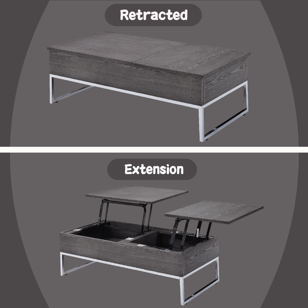 Iban Coffee Table W/Lift Top – features callout