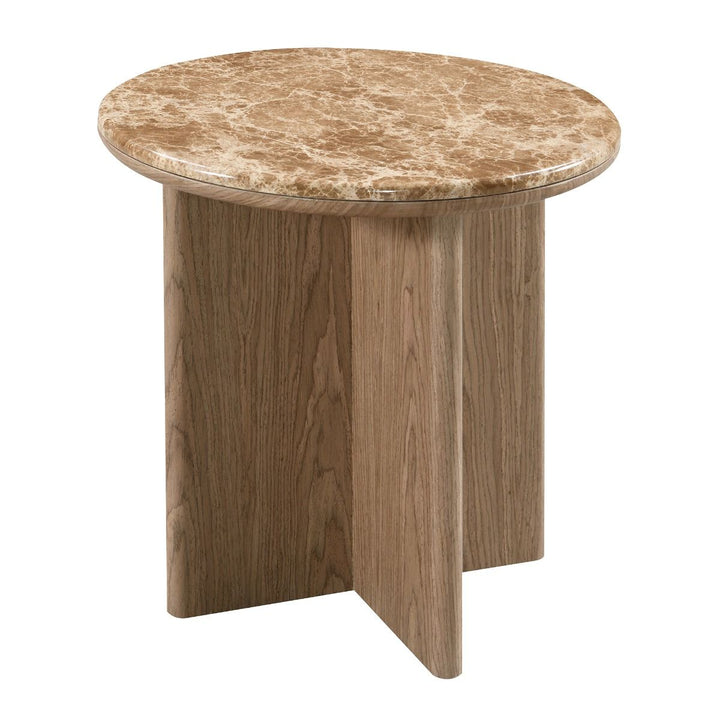 Markku End Table w/Natural Marble – view 3