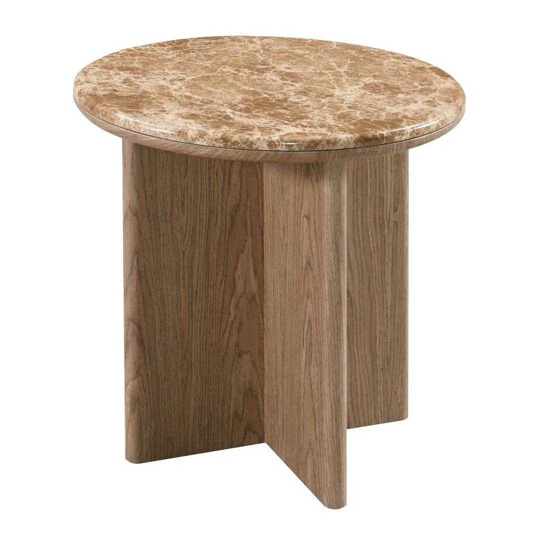 Markku End Table w/Natural Marble – view 3