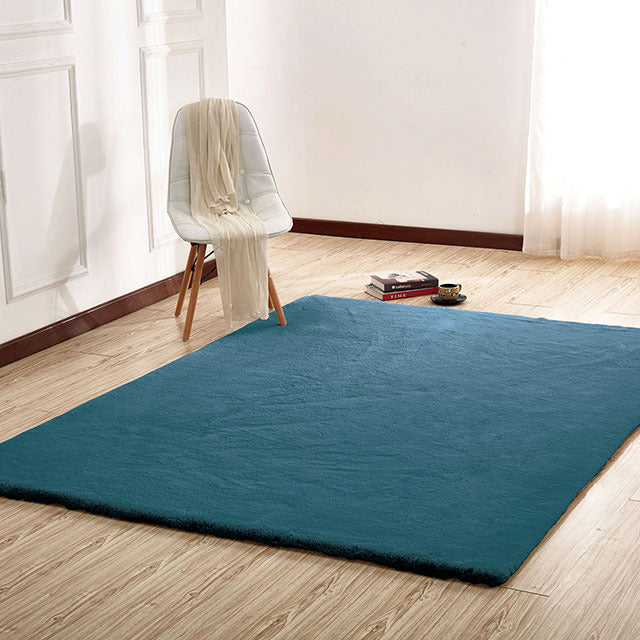 Caparica Area Rug, Teal - view 2