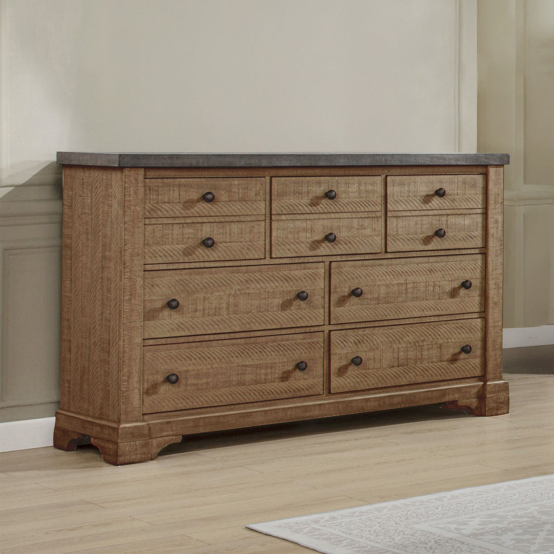 Augusta Dresser-Rustic Brown