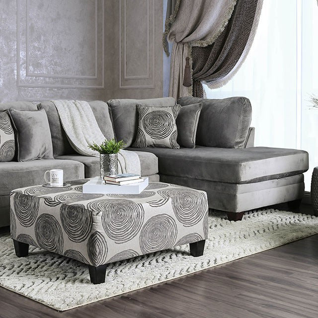 Bonaventura Sectional, Gray