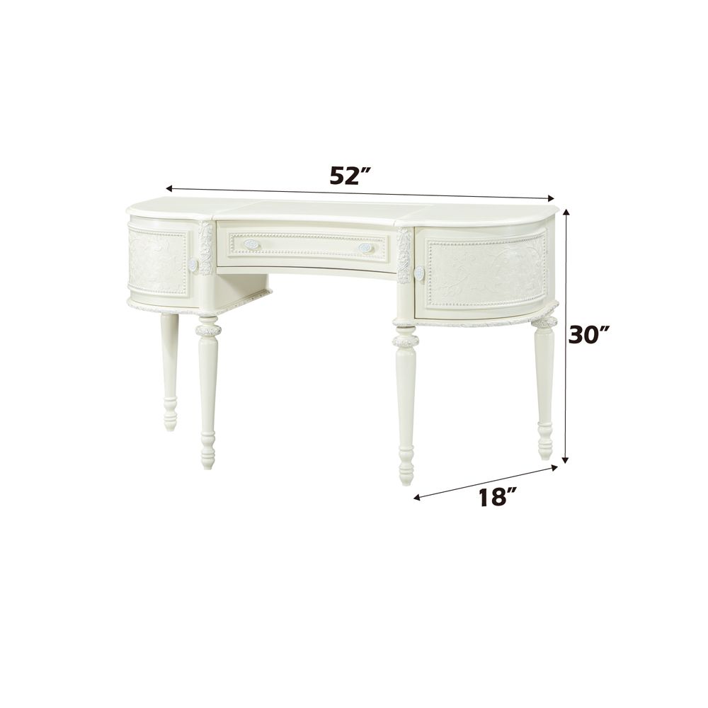 Dorothy Vanity Desk & Mirror – dimensions diagram