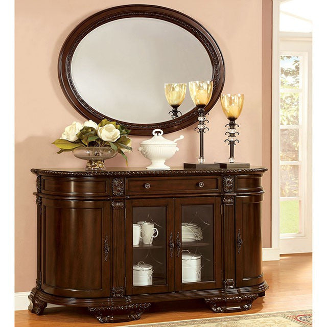 Bellagio 5 Pc Dining Table Set, Brown Cherry - view 6