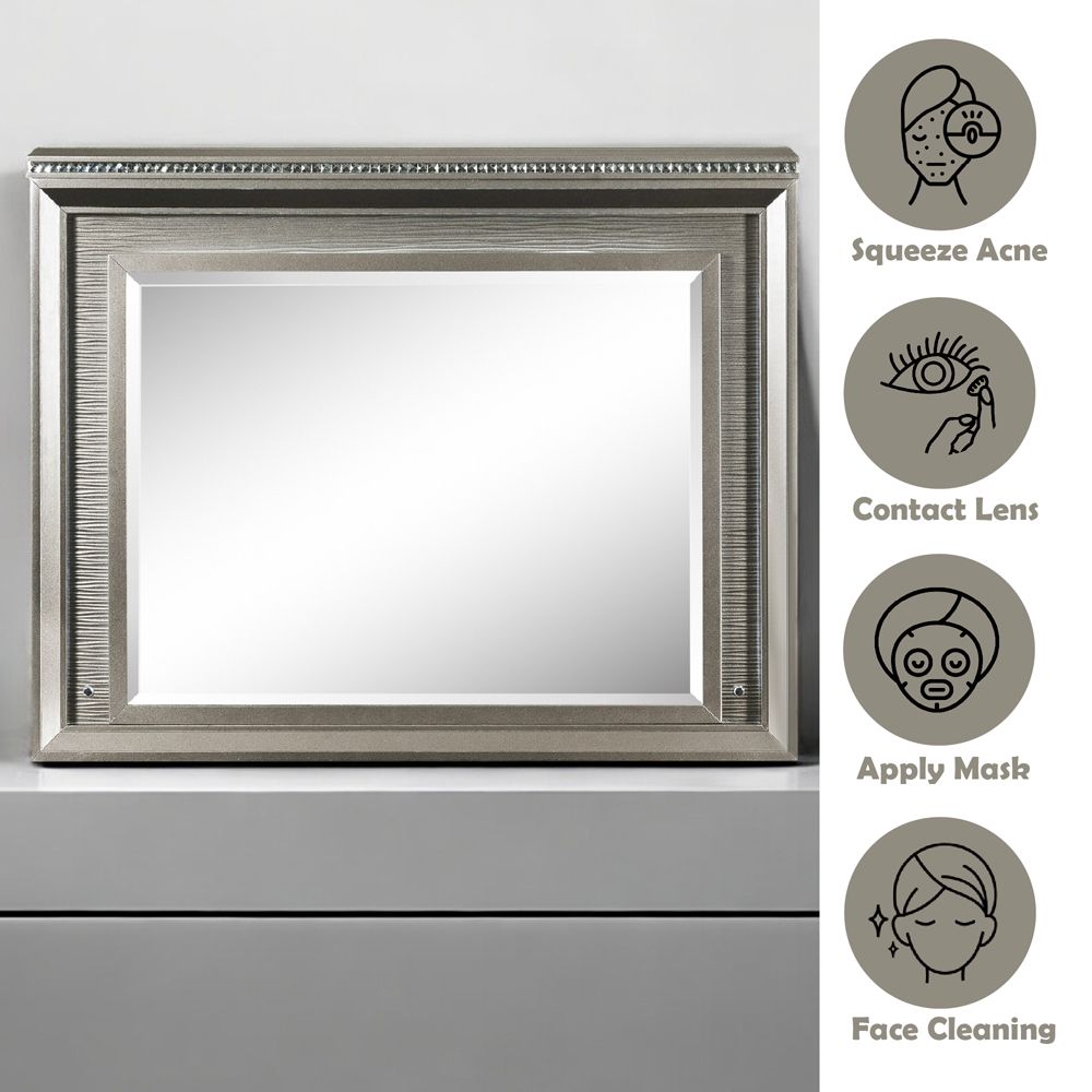 Sadie Mirror W/Led – features callout