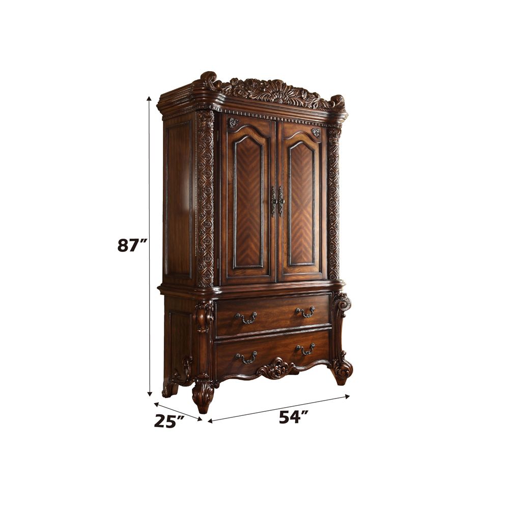Vendome Wardrobe/TV Armoire – dimensions diagram