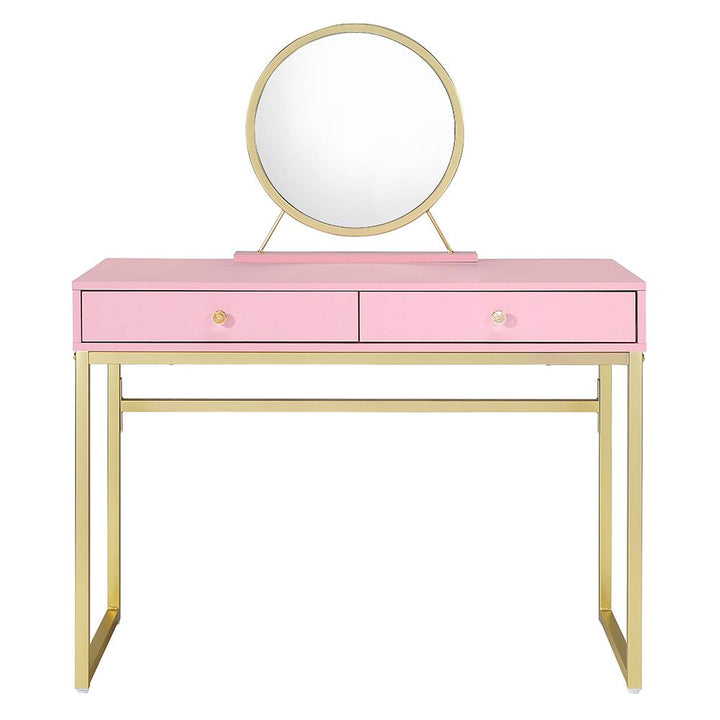 Coleen Vanity Desk W/Mirror &amp; Jewelry Tray – view 3