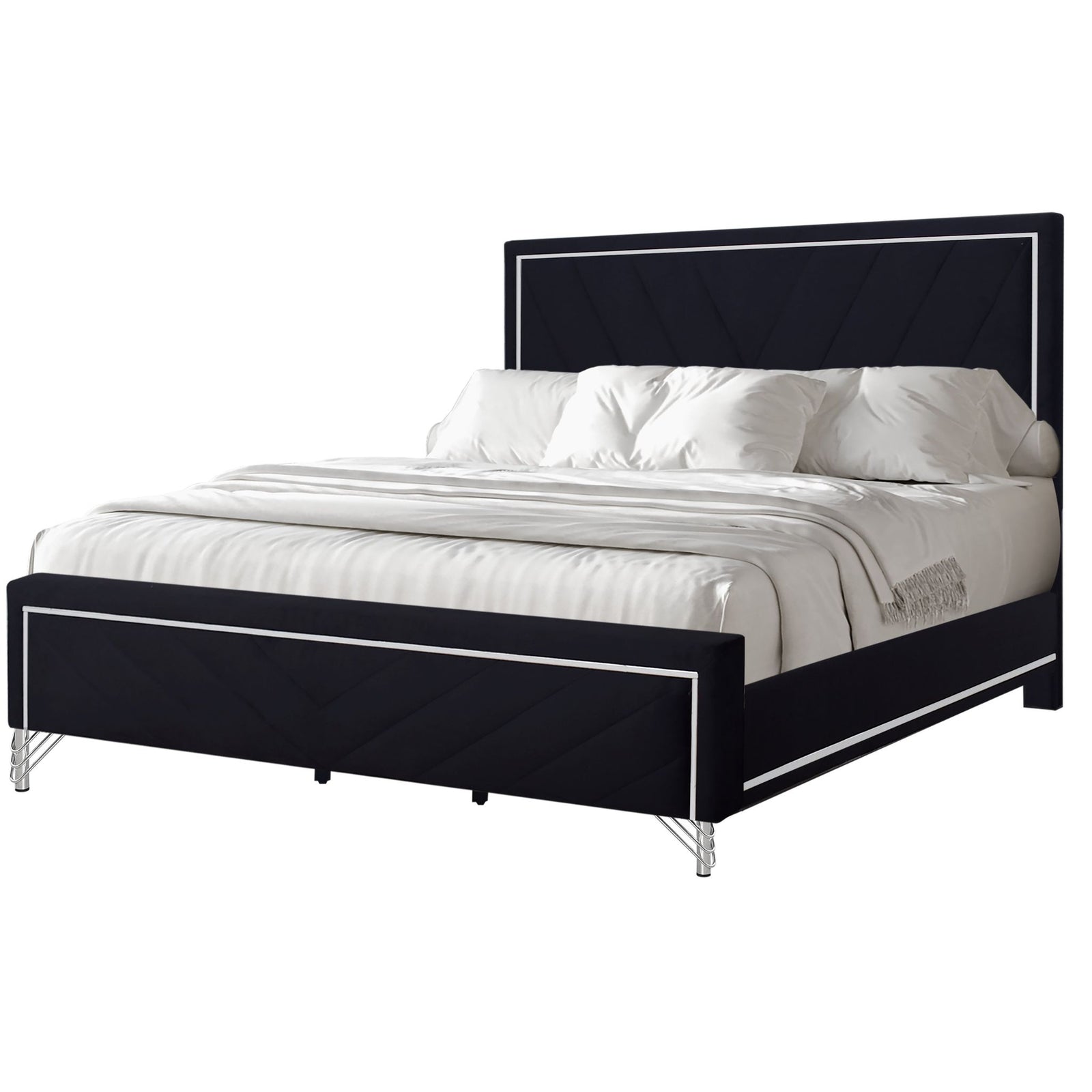 Ava 6/0 WK Panel Side Rails-Ebony