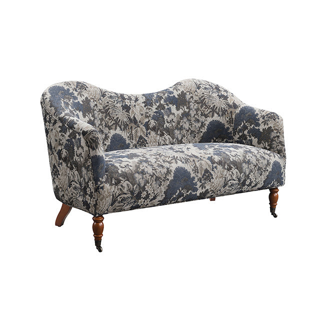 Seaton Settee, Slate Blue