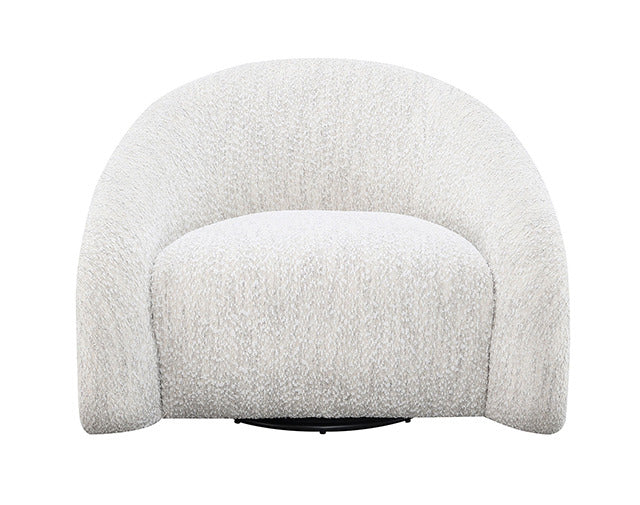 Kyria Swivel Chair, Beige - view 2