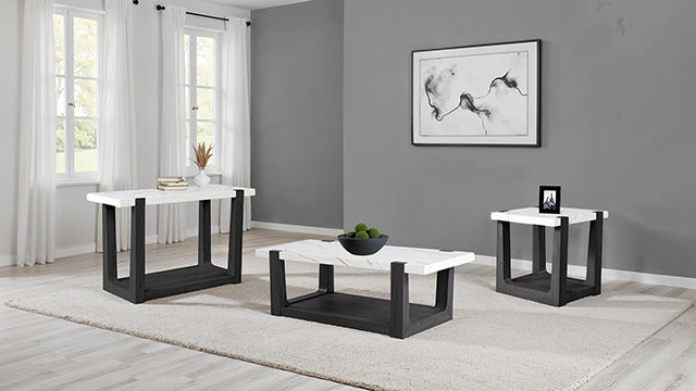 Sundbry Sofa Table, Black/White - view 2