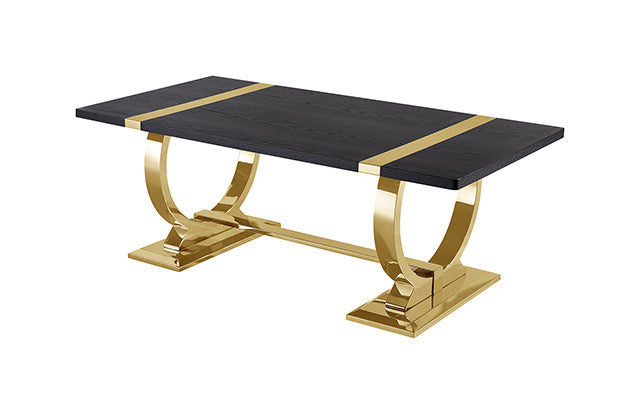 Horsham Coffee Table, Black/Gold