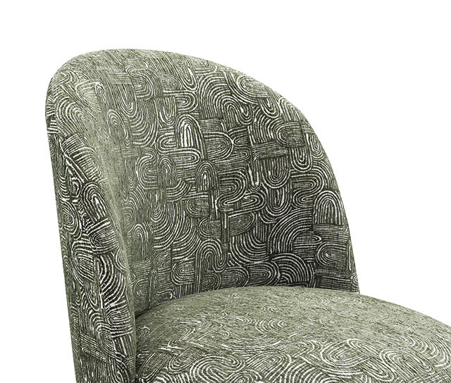 Vara Dining Swivel Chair, Olive Green - view 7