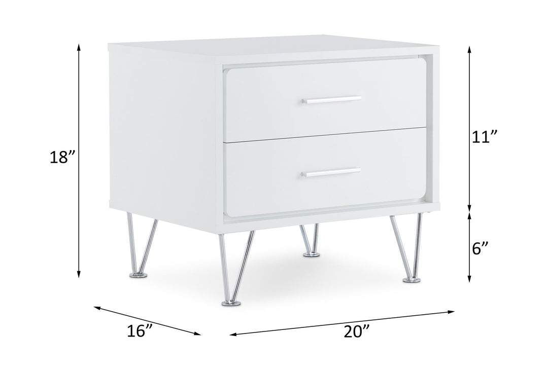 Deoss Accent Table – line drawing
