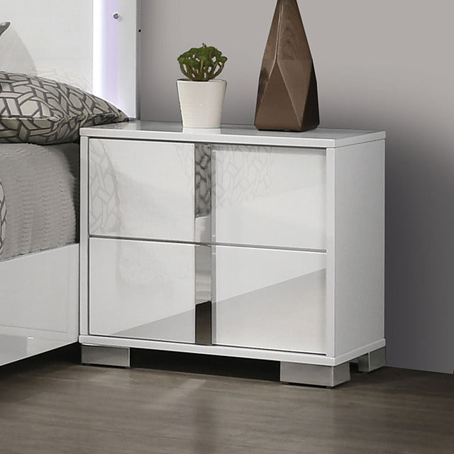 Sinistra Night Stand, White