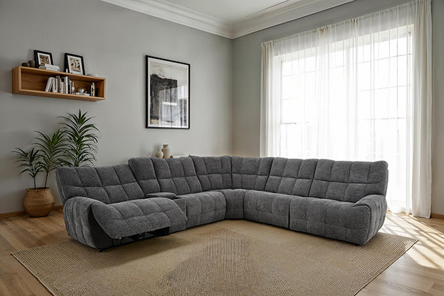 Southwold Power Sectional, Dark Gray - view 5