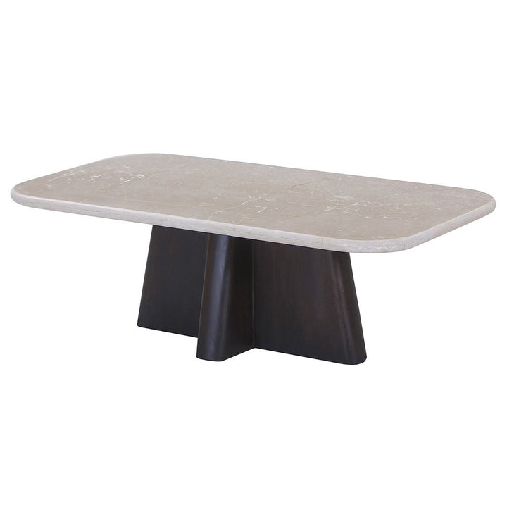Jacory Coffee Table w/Bottocino Marble Top – view 2