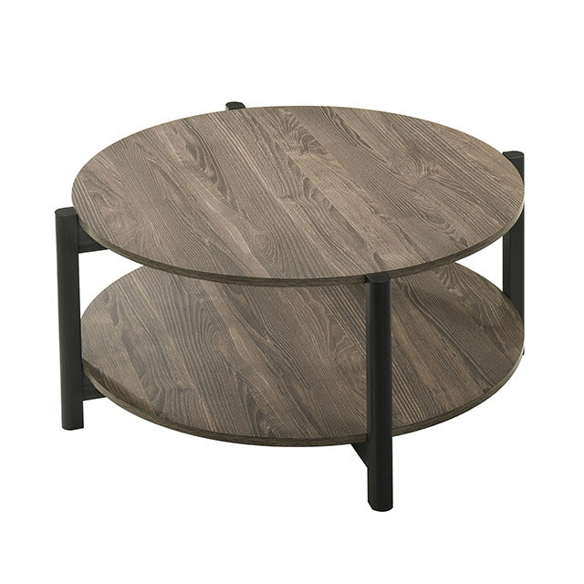 Hyde Round Coffee Table, Dark Gray - view 2