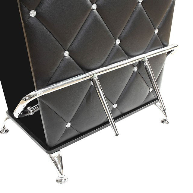 Fuero Bar Table, Black/Chrome - view 5