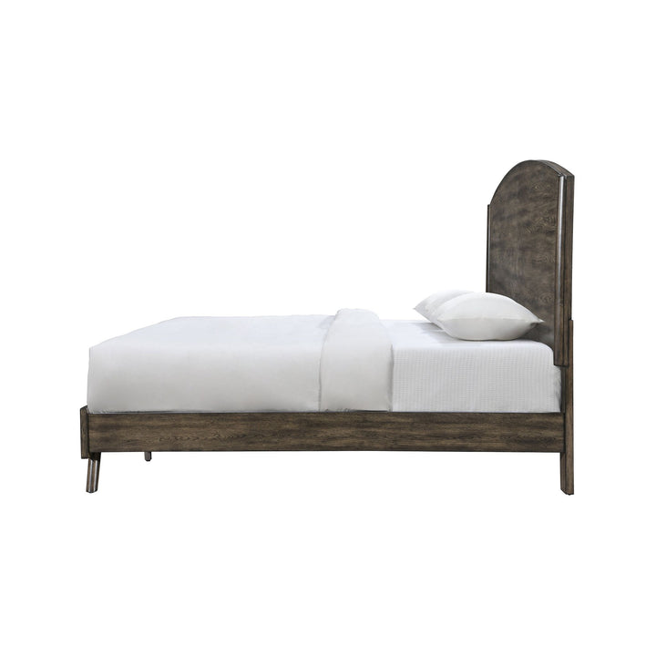 Rex 5/0 Q Headboard, Footboard &amp; Slats-Walnut