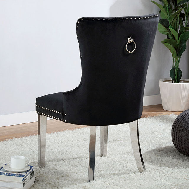 Jewett Wingback Chair, Black - view 2