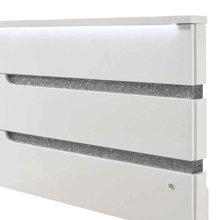 Paradox 5/0 Q Platform Bed Headboard-White