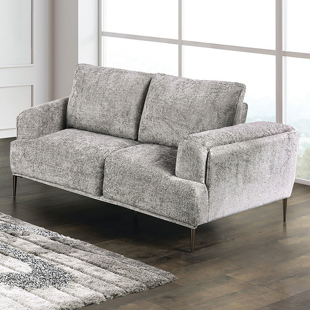 Gladbach Loveseat, Gray