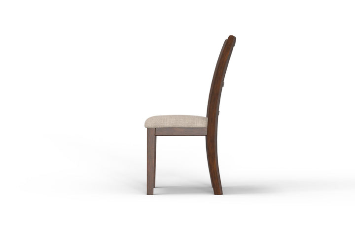 Gia 5 Pc 48" Rectangle Dining Table &amp; 4 Chairs-Cherry