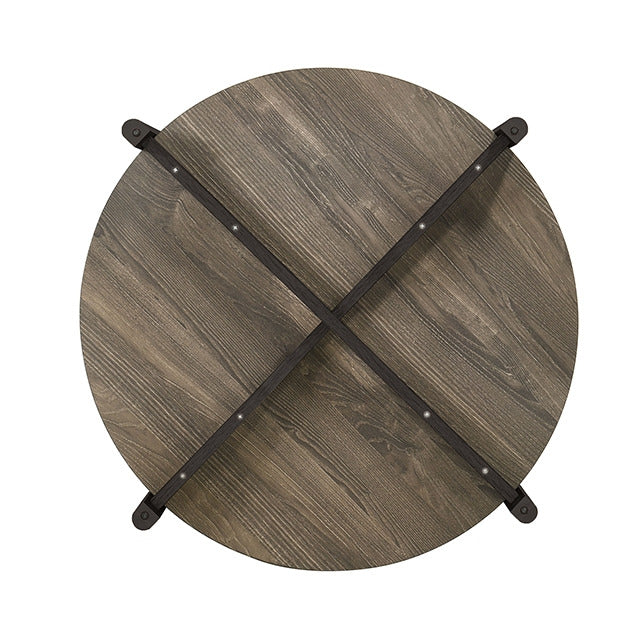Hyde Round Coffee Table, Dark Gray - view 9