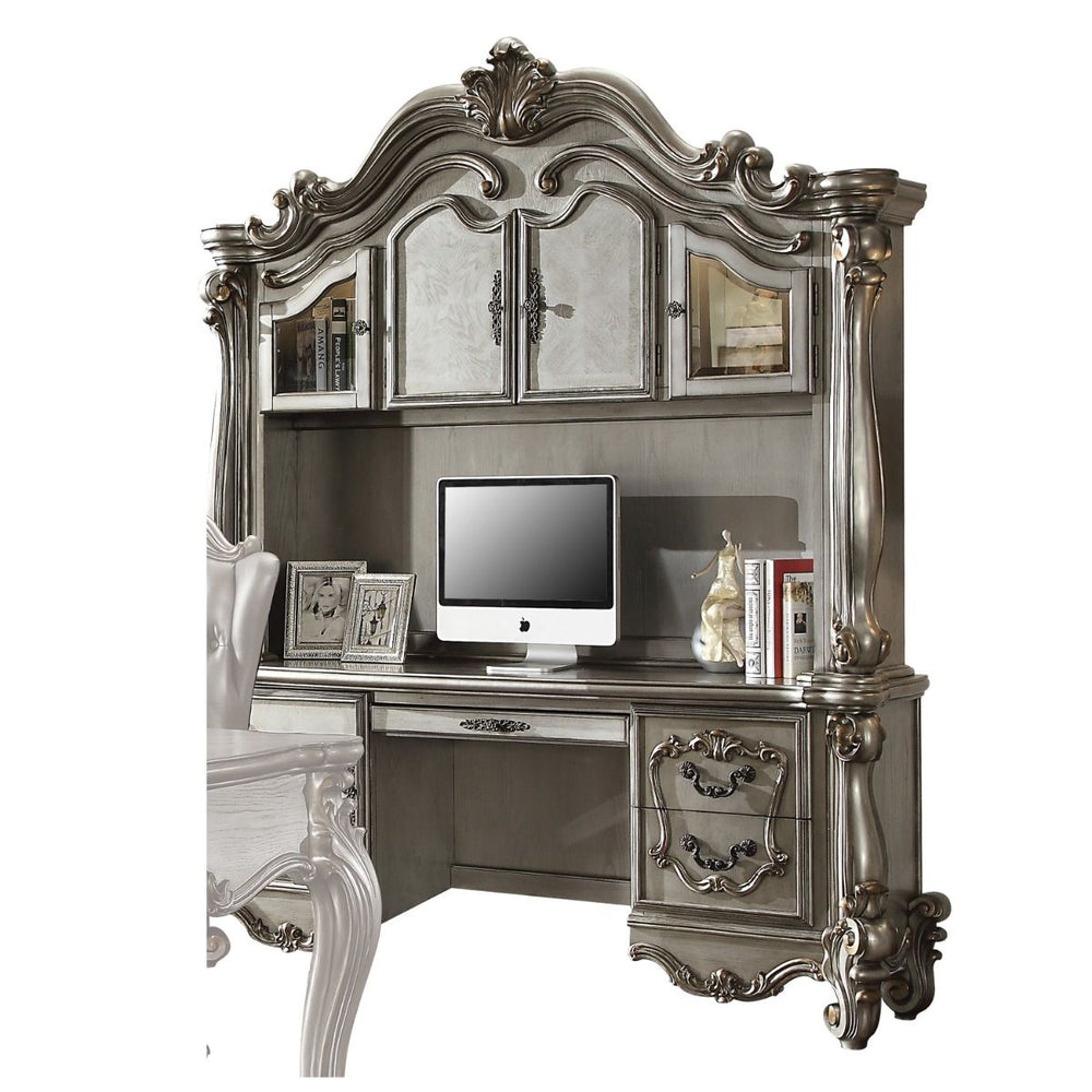 Versailles Executive Computer Desk with Hutch