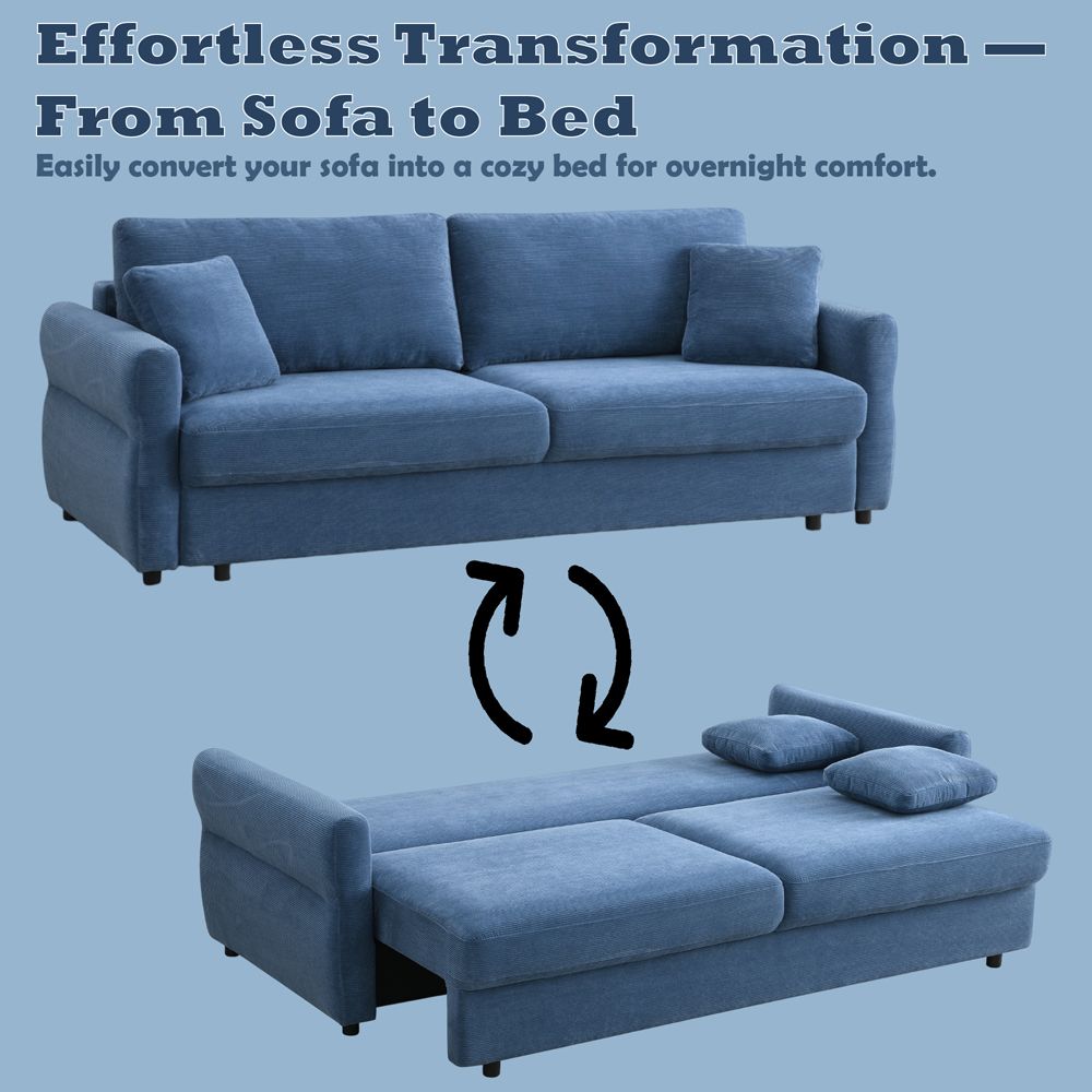 Haran Sofa W/Sleeper – features callout