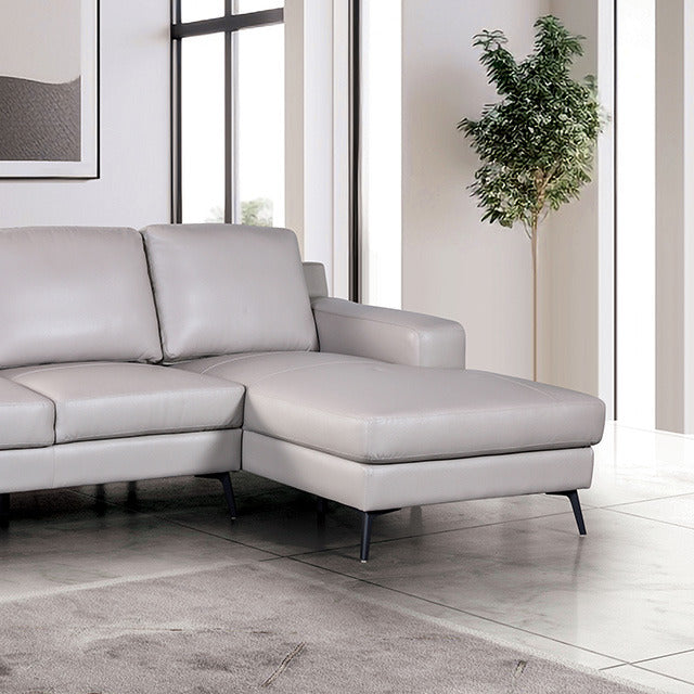 Stordal Sectional, Right Chaise, Light Gray