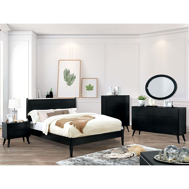 Lennart 5 Pc Queen Bedroom Set, Black - view 3