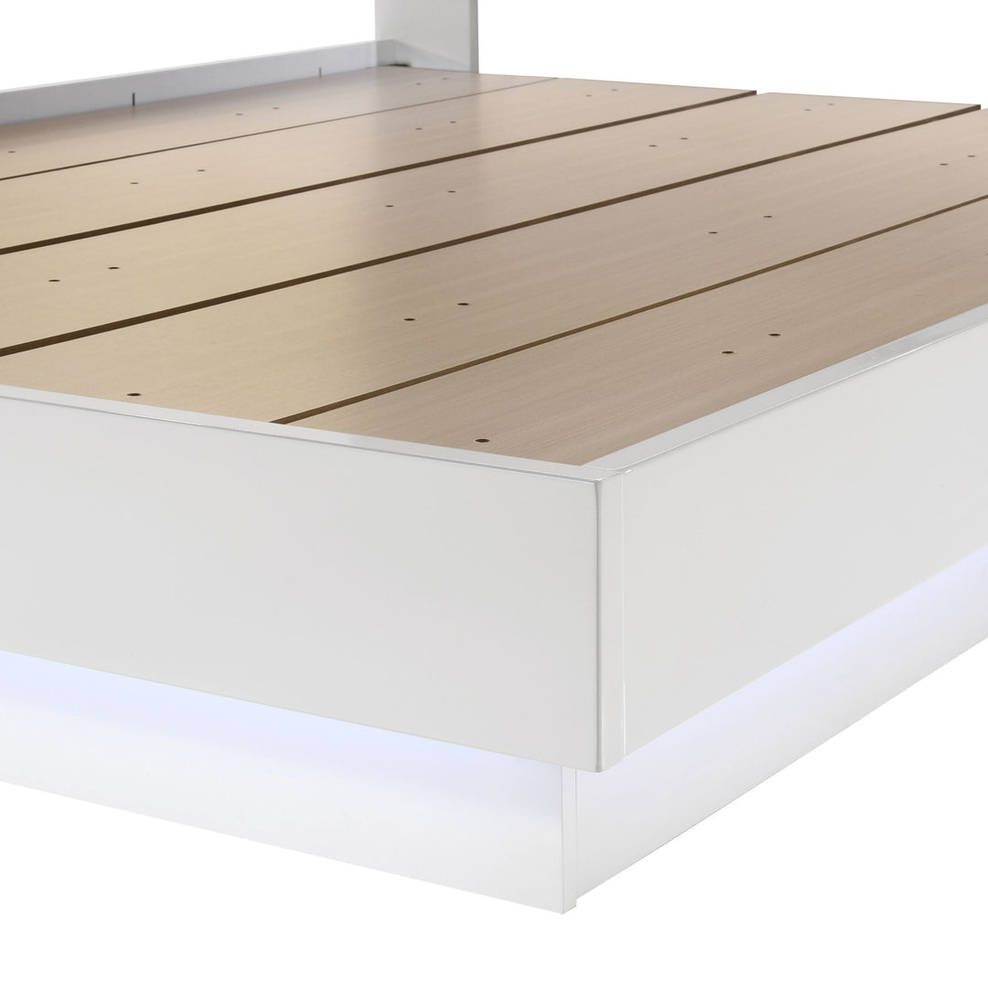 Paradox 5/0 Q Platform Bed Rails & Slats-White