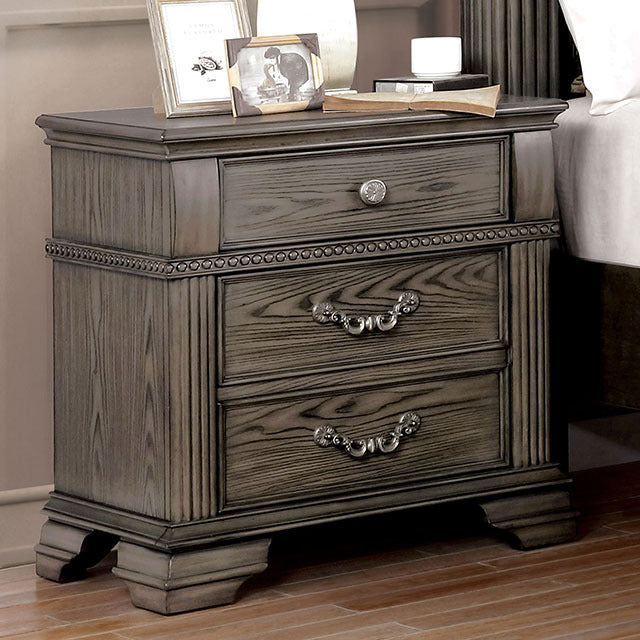 Pamphilos Night Stand, Gray