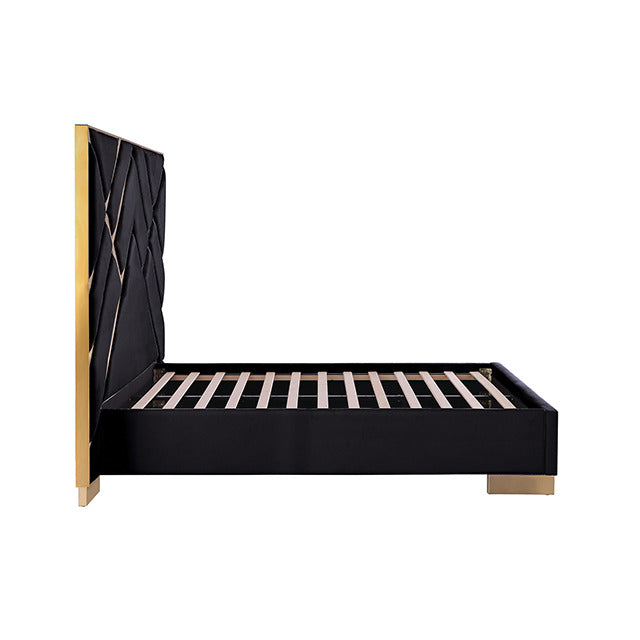 Stavola Bed, Black/Gold - view 3